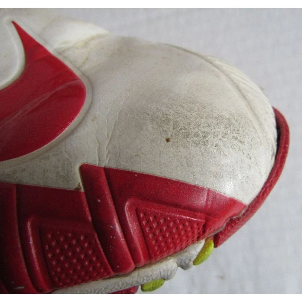 Nike Alpha Fast Flex White/Red Football/Baseball Cleats Size 9.5